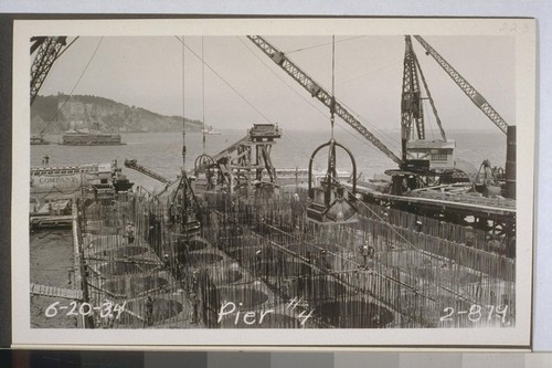 Piers 2-6, Caisson Fender, West Bay, 1934-35--No. 151-338