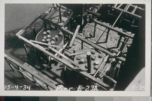 Piers E23-39, E23A-27A; East Bay Approach, Lower Deck, 1934--No. 1-144