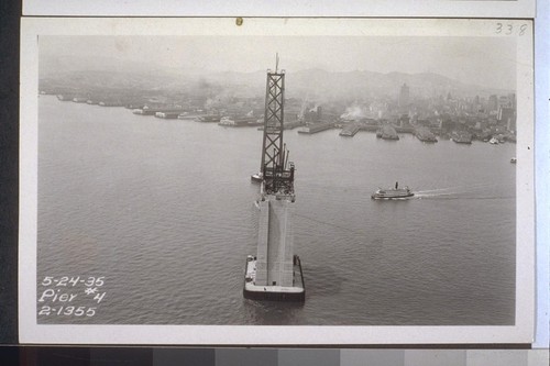 Piers 2-6, Caisson Fender, West Bay, 1934-35--No. 151-338