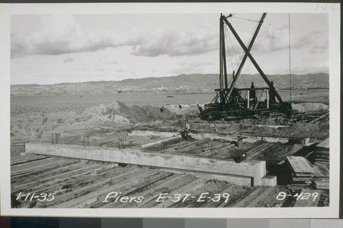 Piers E23-39, E23A-27A; East Bay Approach, Lower Deck, 1934--No. 1-144