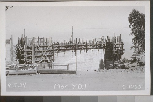 Piers Yerba Buena 1-3, Pier E1, East Approach, East Portal, West Portal, Anchorage, Tunnels, Long Dock Fill, Yerba Buena Viaduct, 1934-35--No. 187-372