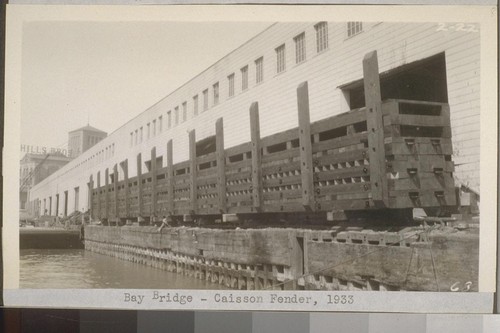 Piers 2-6, Caisson Fender, 1933-34--No. 1-150