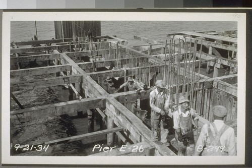 Piers E23-39, E23A-27A; East Bay Approach, Lower Deck, 1934--No. 1-144