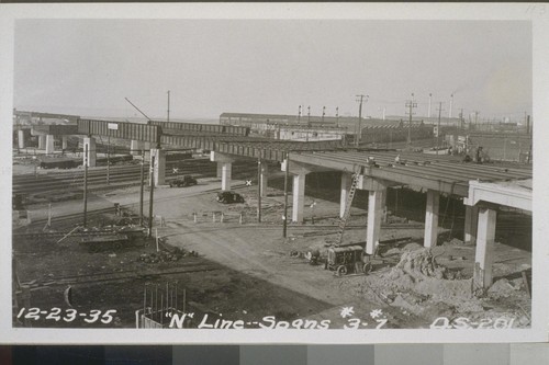 Distribution Structure, Bents, Lines, Spans, 1935-36--No. 1-179