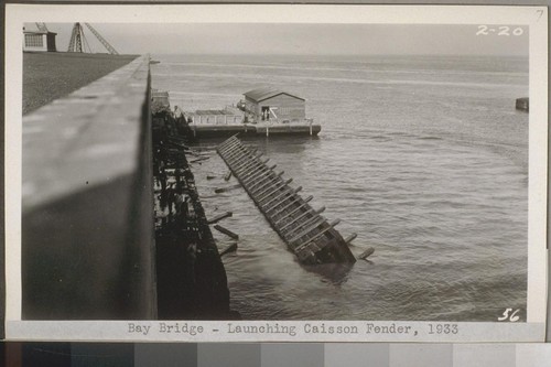 Piers 2-6, Caisson Fender, 1933-34--No. 1-150