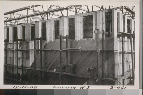 Piers 2-6, Caisson Fender, 1933-34--No. 1-150