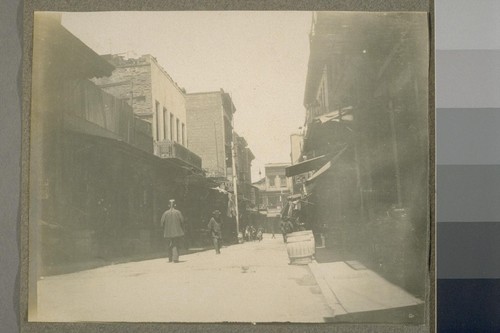 [Alley scene, Chinatown.]