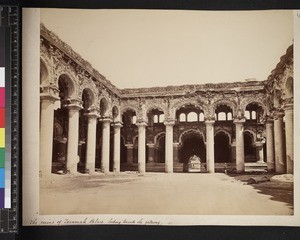 View of palace ruins, India, ca. 1880-1890