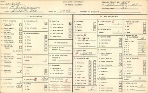 WPA household census for 1243 E 35TH STREET, Los Angeles County