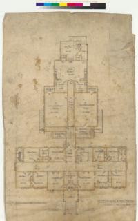 Home for Aged Women, first floor plan