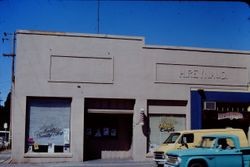 Shops along South Main Street Sebastopol near the northeast corner of South Main and Burnett Street, 1977