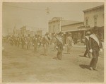 Fourth of July Parade about 1892 on Main St. by old Mansion House