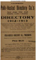 1912 San Jose City Directory - Business Classified Section