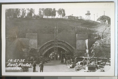 Yerba Buena Viaduct, Tunnels, Arch, Pier E1, Yerba Buena Anchorage, East Portal, West Portal, 1935-36--No. 373-561