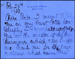 Lady Margaret Sackville letter to Dallas Kenmare, 1953 February 23