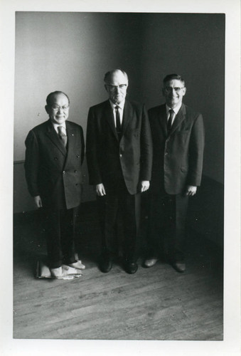 Three faculty members