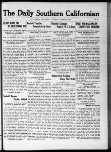 The Daily Southern Californian, Vol. 5, No. 18, October 15, 1914