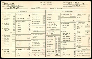 WPA household census for 951 W 82ND ST, Los Angeles County