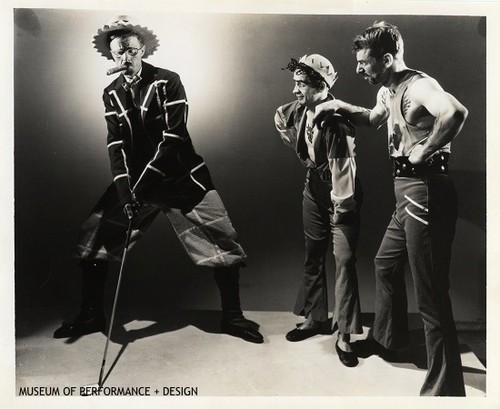 Harold Christensen, Eugene Loring, and Paul Magriel in Lew Christensen's "Filling Station"
