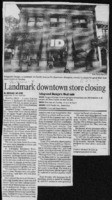 Landmark downtown store closing