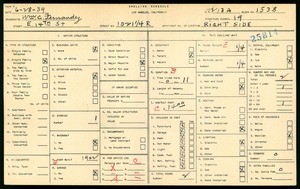 WPA household census for 1021 1/4 EAST 14TH STREET, Los Angeles