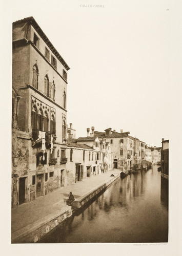 Maison du Tintoret a la Madone dell'Orto, from Calli e Canali in Venezia