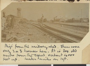 Itigi railway stop, Tanzania, July 1917