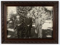 Luther Burbank with Dr. Hugo de Vries and Shull