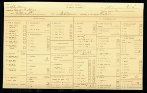 WPA household census for 307 WITMER ST, Los Angeles
