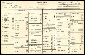 WPA household census for 231 EAST 109TH PLACE, Los Angeles County