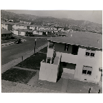 Newly constructed Lockwood Gardens public housing development in the Havenscourt district of Oakland, California