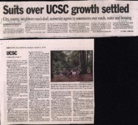 Suits over UCSC growth settled