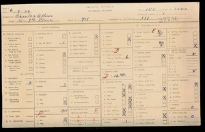 WPA household census for 911 W 7 PL, Los Angeles