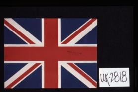 Poster depicting flag of Great Britain