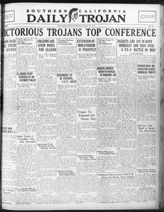Daily Trojan, Vol. 23, No. 32, October 26, 1931