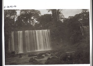Meme falls in the interior of Cameroon