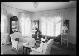 Room interior, 626 South Plymouth Boulevard, Los Angeles, CA, 1933
