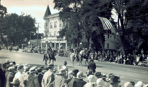 1926 Parade route, the Alameda