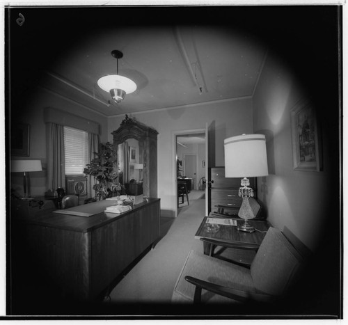 Sothern, Ann, dressing room and office. Office