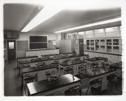 Chemistry lab at Montgomery High, Santa Rosa, California, 1959