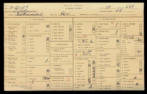 WPA household census for 462 CENTENNIAL, Los Angeles