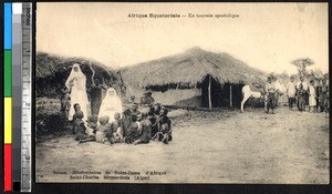 Missionaries teaching children, Equatorial Africa, ca.1920-1940