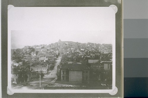 Telegraph Hill, looking up Greenwich St. Ca. 1896