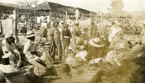 659. Haiti: market in the rural district at St. Michel