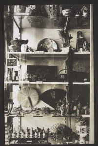 Basel Mission museum. Chinese display with every-day objects, from Br. Lippart, 1920