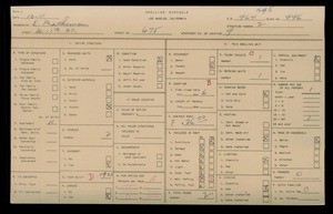 WPA household census for 675 W 11TH STREET, Los Angeles County
