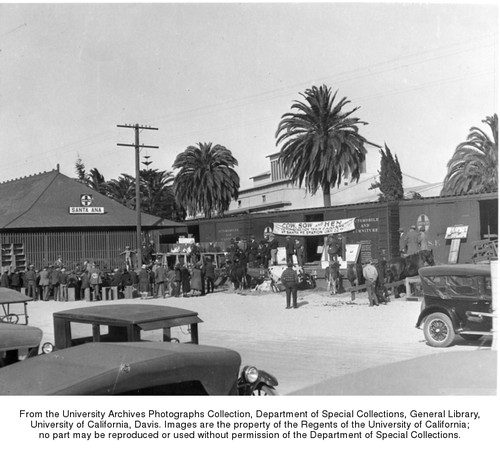 Demonstration train at Santa Ana, California