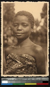 Portrait of a girl, Kisangani, Congo, ca.1920-1940