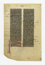 St. Jerome, The Vulgate Bible, ca. 1240