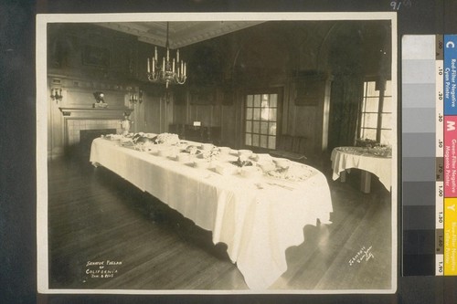 Senator Phelan of California, Jan. 4, 1925 [buffet table]